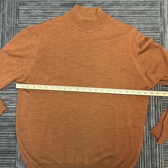 John W. Nordstrom 100% Extra-fine Merino Wool Made in Italy Turtleneck S… - Picture 6 of 7